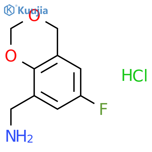 (6-fluoro-4H-1,3-benzodioxin-8-yl)methylamine Hydrochloride structure