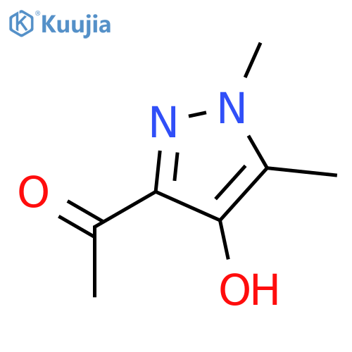 Ethanone, 1-(4-hydroxy-1,5-dimethyl-1H-pyrazol-3-yl)- structure