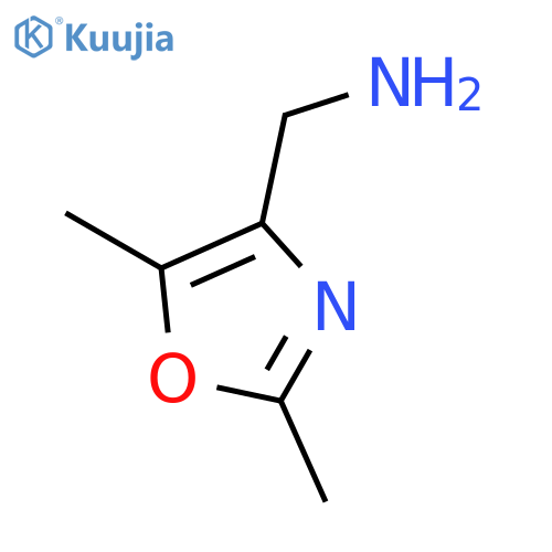 (2,5-dimethyl-1,3-oxazol-4-yl)methylamine structure
