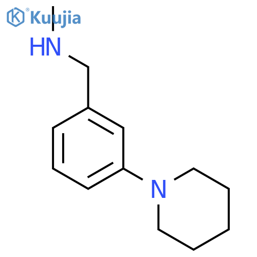 N-methyl-N-(3-piperidin-1-ylbenzyl)amine structure
