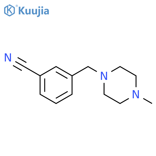 3-((4-Methylpiperazin-1-yl)methyl)benzonitrile structure