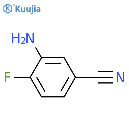 3-Amino-4-fluorobenzonitrile structure