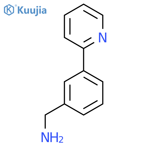 3-(pyridin-2-yl)phenylmethanamine structure