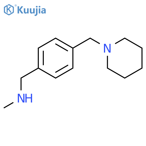 N-Methyl-N-4-(piperidin-1-ylmethyl)benzylamine Dihydrochloride structure
