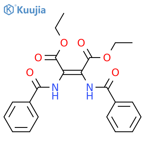 diethyl (2E)-2,3-bis[(phenylcarbonyl)amino]but-2-enedioate structure