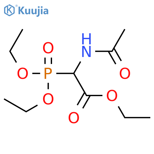 ethyl 2-(diethyl phosphono)-2-acetamidoacetate structure