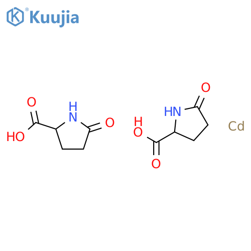 bis(5-oxo-DL-prolinato-N1,O2)cadmium structure