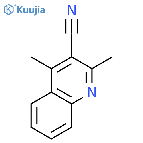3-Quinolinecarbonitrile, 2,4-dimethyl- structure
