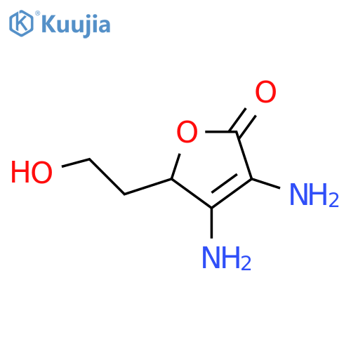 2(5H)-Furanone,3,4-diamino-5-(2-hydroxyethyl)- structure