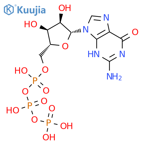 Guanosine5'-(tetrahydrogen triphosphate) structure