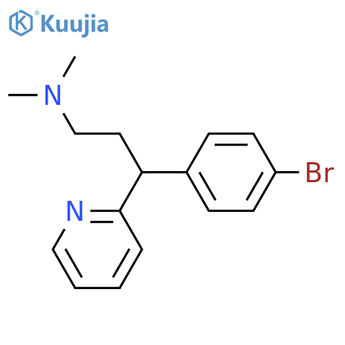 Brompheniramine structure