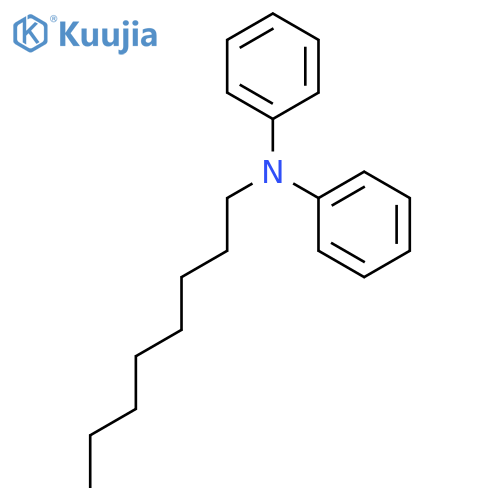 Benzenamine,N-octyl-N-phenyl- structure