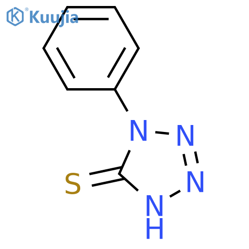 1-phenyl-1H-tetrazole-5-thiol structure