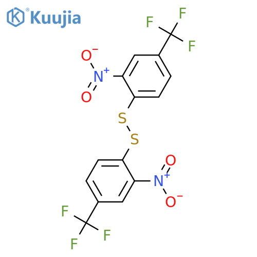 Bis(α,α,α-trifluoro-2-nitro-p-tolyl) Disulfide structure