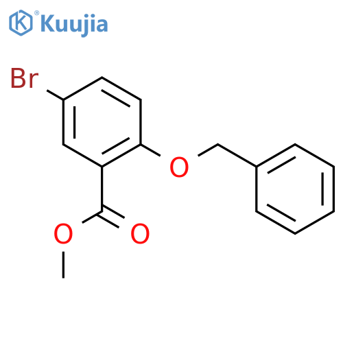 Methyl 2-(benzyloxy)-5-bromobenzoate structure