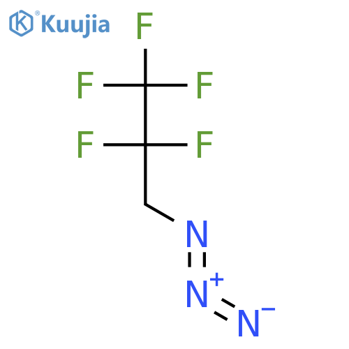 3-azido-1,1,1,2,2-pentafluoropropane structure
