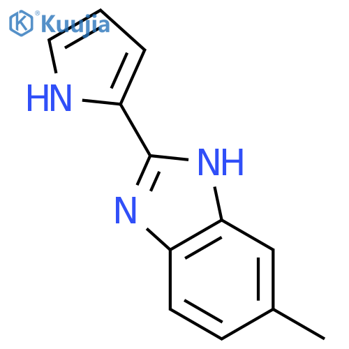 6-methyl-2-(1H-pyrrol-2-yl)-1H-Benzimidazole structure