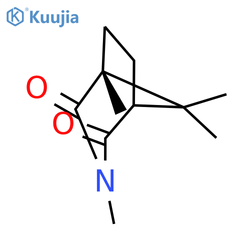 3-Azabicyclo[3.2.1]octane-2,4-dione, 1,3,8,8-tetramethyl-, (1R)- structure