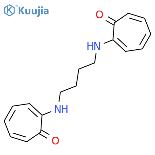 2,4,6-Cycloheptatrien-1-one, 2,2'-(1,4-butanediyldiimino)bis- structure