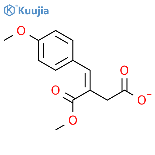 (3e)-3-(Methoxycarbonyl)-4-(4-Methoxyphenyl)But-3-Enoic Acid structure