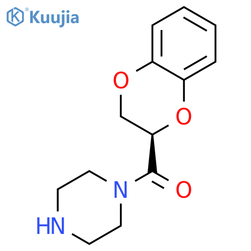 (R)-1,4-Benzodioxan-2-Carboxypiperazine structure