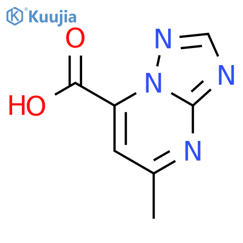 5-methyl-[1,2,4]triazolo[1,5-a]pyrimidine-7-carboxylic acid structure