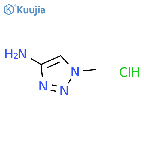 1-Methyl-1H-1,2,3-triazol-4-amine Hydrochloride structure