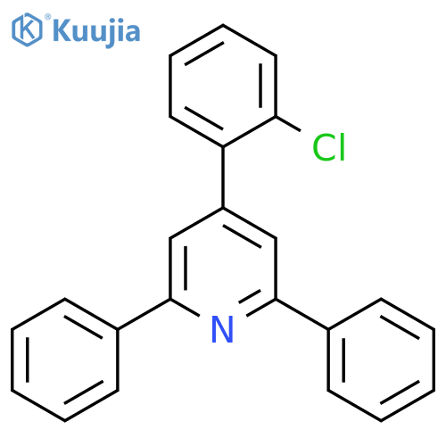 Pyridine, 4-(2-chlorophenyl)-2,6-diphenyl- structure