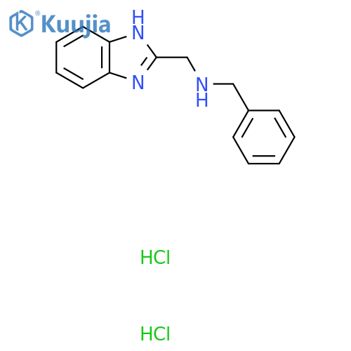 (1H-Benzimidazol-2-ylmethyl)benzylamine dihydrochloride structure