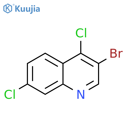 Quinoline,3-bromo-4,7-dichloro- structure