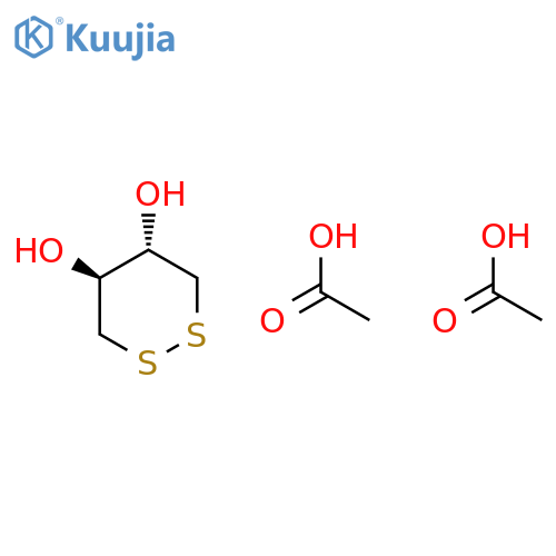 1,2-Dithiane-4,5-diol, diacetate, trans-(±)- structure