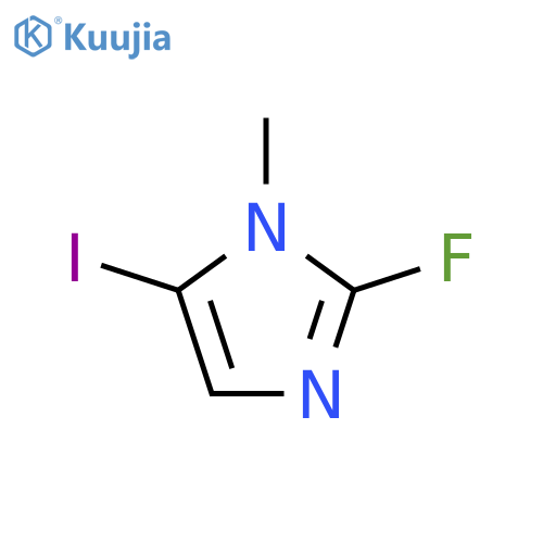 1H-Imidazole, 2-fluoro-5-iodo-1-methyl- structure