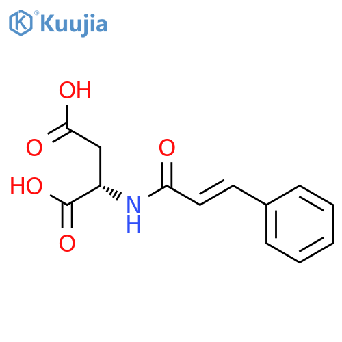 L-ASPARTIC ACID, N-[(2E)-1-OXO-3-PHENYL-2-PROPENYL]- structure