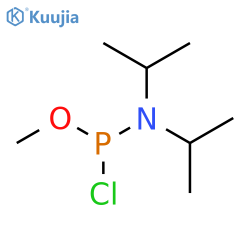 Chloro(diisopropylamino)methoxyphosphine structure
