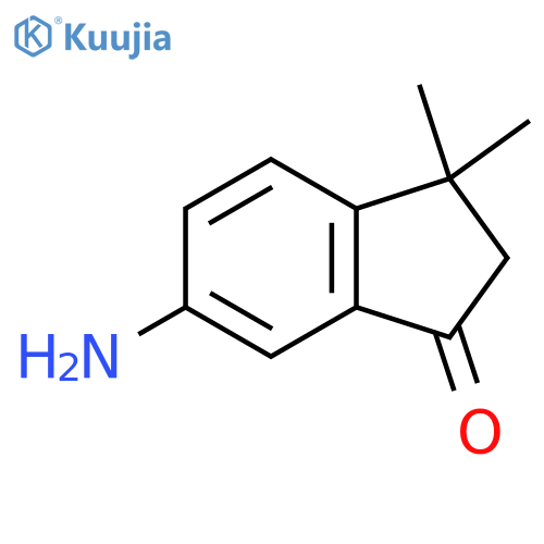 6-Amino-3,3-dimethylindan-1-one structure