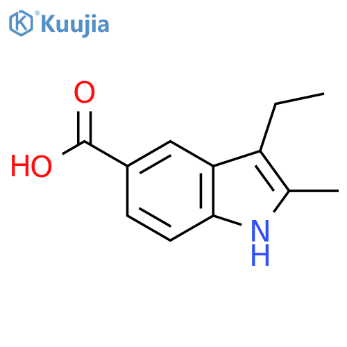 3-Ethyl-2-methyl-1H-indole-5-carboxylic acid structure