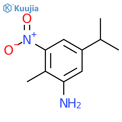 5-Isopropyl-2-methyl-3-nitro aniline structure
