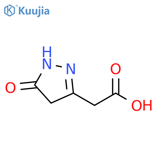 2-(5-oxo-4,5-dihydro-1H-pyrazol-3-yl)acetic acid structure