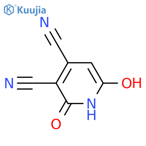 3,4-Pyridinedicarbonitrile,1,2-dihydro-6-hydroxy-2-oxo- structure