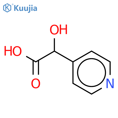 2-hydroxy-2-(pyridin-4-yl)acetic acid structure