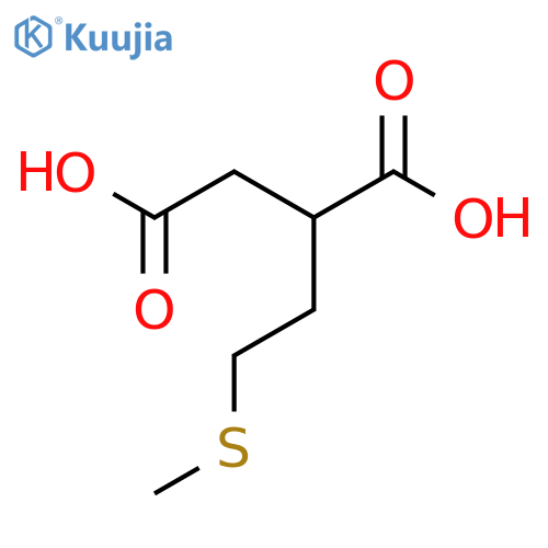 2-2-(methylsulfanyl)ethylbutanedioic acid structure