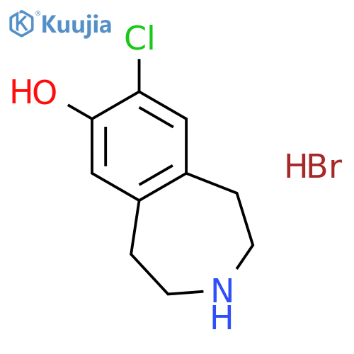 1H-3-BENZAZEPIN-7-OL, 8-CHLORO-2,3,4,5-TETRAHYDRO-, HYDROBROMIDE structure