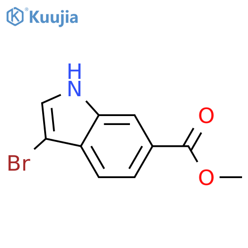 methyl 3-bromo-1H-indole-6-carboxylate structure