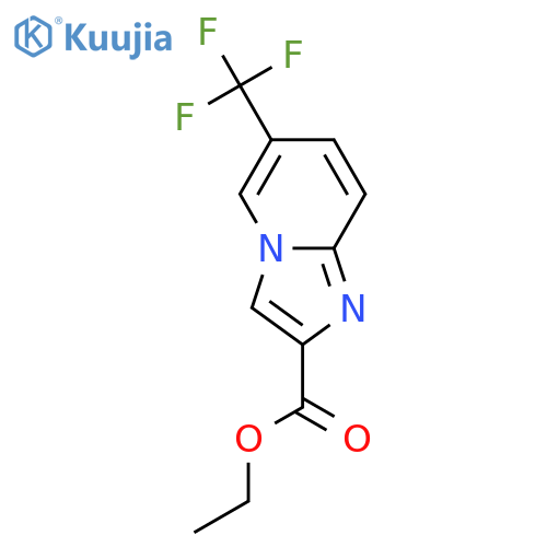 Ethyl 6-(trifluoromethyl)imidazo1,2-apyridine-2-carboxylate structure