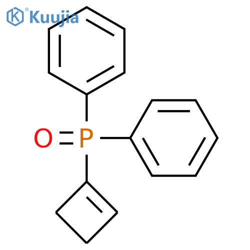 Phosphine oxide, 1-cyclobuten-1-yldiphenyl- structure