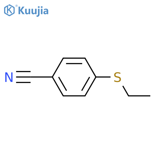 4-(ethylsulfanyl)benzonitrile structure