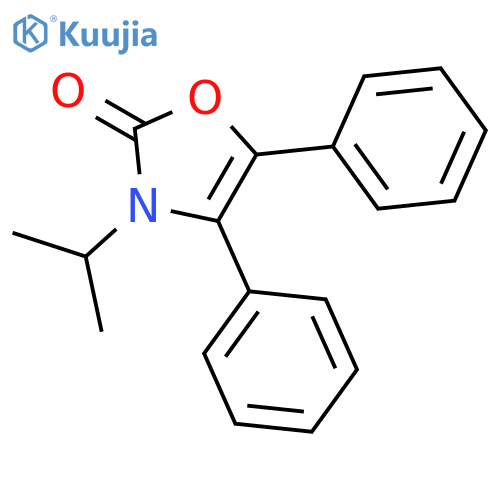 2(3H)-OXAZOLONE, 3-(1-METHYLETHYL)-4,5-DIPHENYL- structure