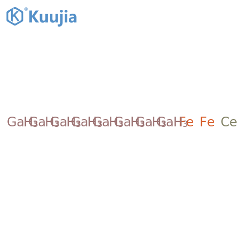 CERIUM, COMPD. WITH IRON AND GALLIUM (1:2:8) structure