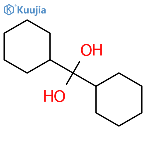Methanediol, dicyclohexyl- structure