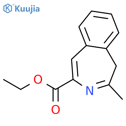 1H-3-Benzazepine-4-carboxylic acid, 2-methyl-, ethyl ester structure